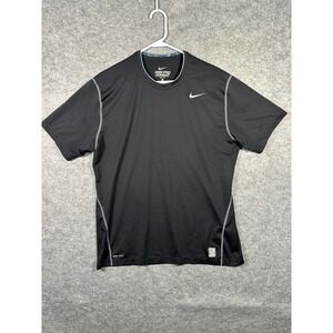 Nike Pro Combat Dri-FIT‎ T-Shirt Mens XL Training Running Athletic Top Black